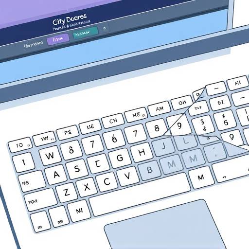 Illustration of a keyboard demonstrating keyboard navigation on a website