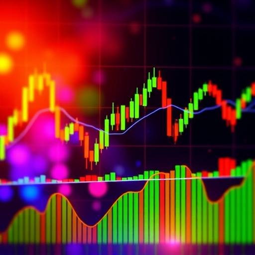 Image of a Forex trading chart with fluctuating currency values.